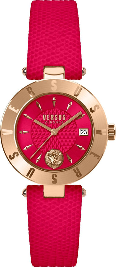 Versus by Versace Damen Armbanduhr Logo 34 mm Armband Silikon VSP772318
